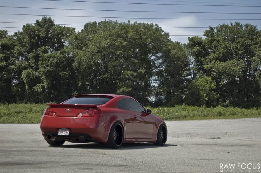 Infiniti G35 Coupe roues Work VS-XX R19 9.5J ET2 225/35 11J 265/35
