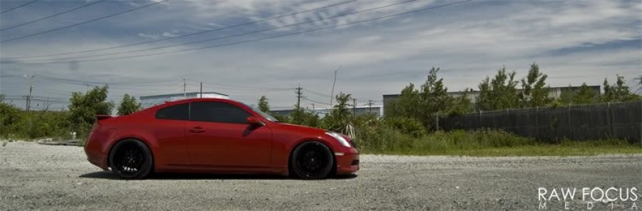 Infiniti G35 Coupe roues Work VS-XX R19 9.5J ET2 225/35 11J 265/35