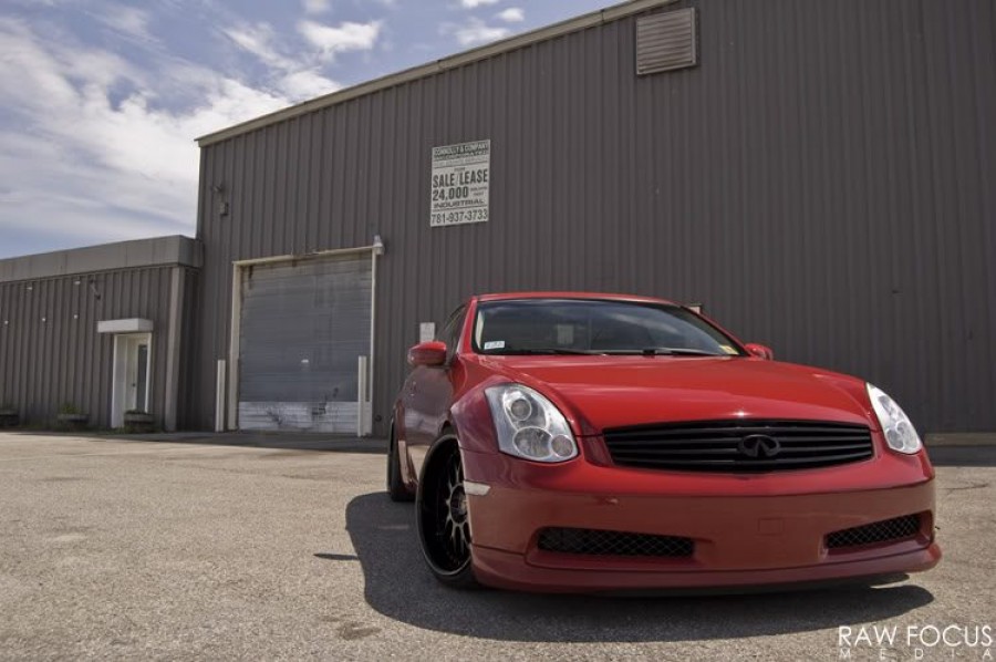 Infiniti G35 Coupe roues Work VS-XX R19 9.5J ET2 225/35 11J 265/35