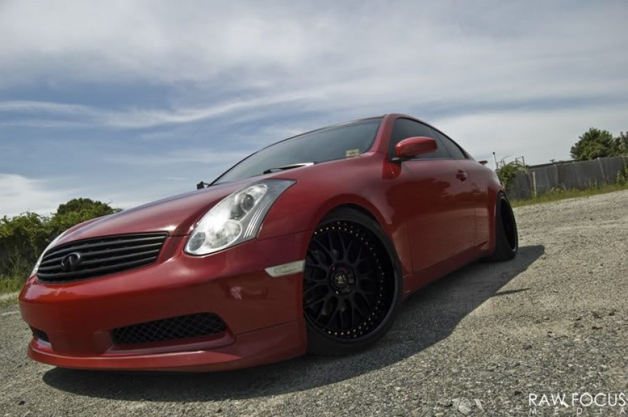 Infiniti G35 Coupe roues Work VS-XX R19 9.5J ET2 225/35 11J 265/35