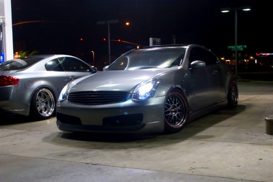 Infiniti G35 Coupe V35 roues BBS RS813 R18 9.5J ET14 245/40