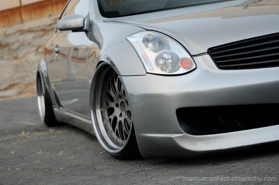 Infiniti G35 Coupe roues Kranson Forged Mesh Klassic R20 10J ET-4 225/30 11.5J ET-2 265/30
