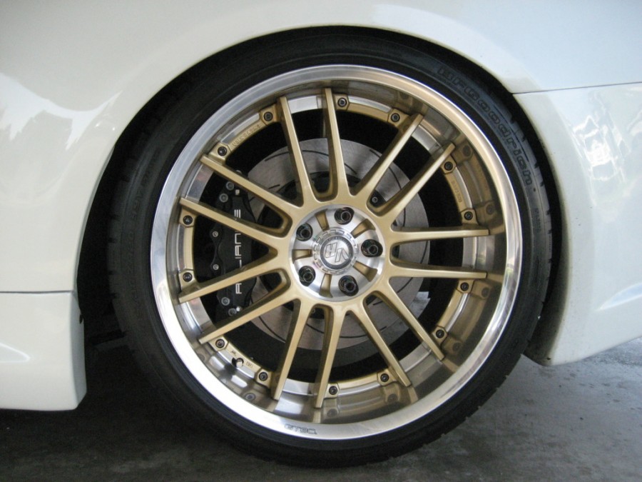 Infiniti G35 Coupe V35 roues Rays Volk Racing GT30 R20 9.5J ET23 255/30 10.5J ET24 285/30