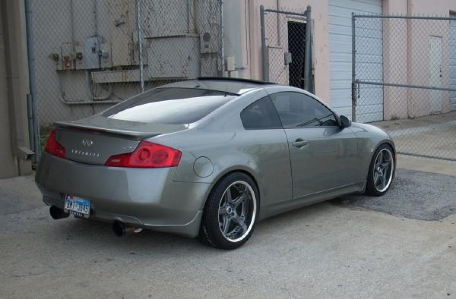 Infiniti G35 Coupe roues Rays Volk Racing GT-S R19 9.5J ET17 255/35 10.5J ET-2 285/55