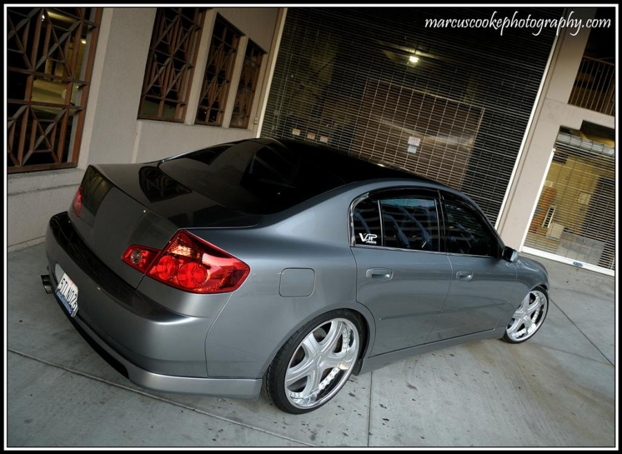 Infiniti G35 Sedan roues Lowenhart LD5 R20 9J ET38 245/30 10J ET44 275/30