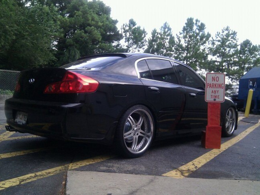 Infiniti G35 Sedan roues Sevas S55 R20 8.5J ET35 255/35 10J ET42 275/30