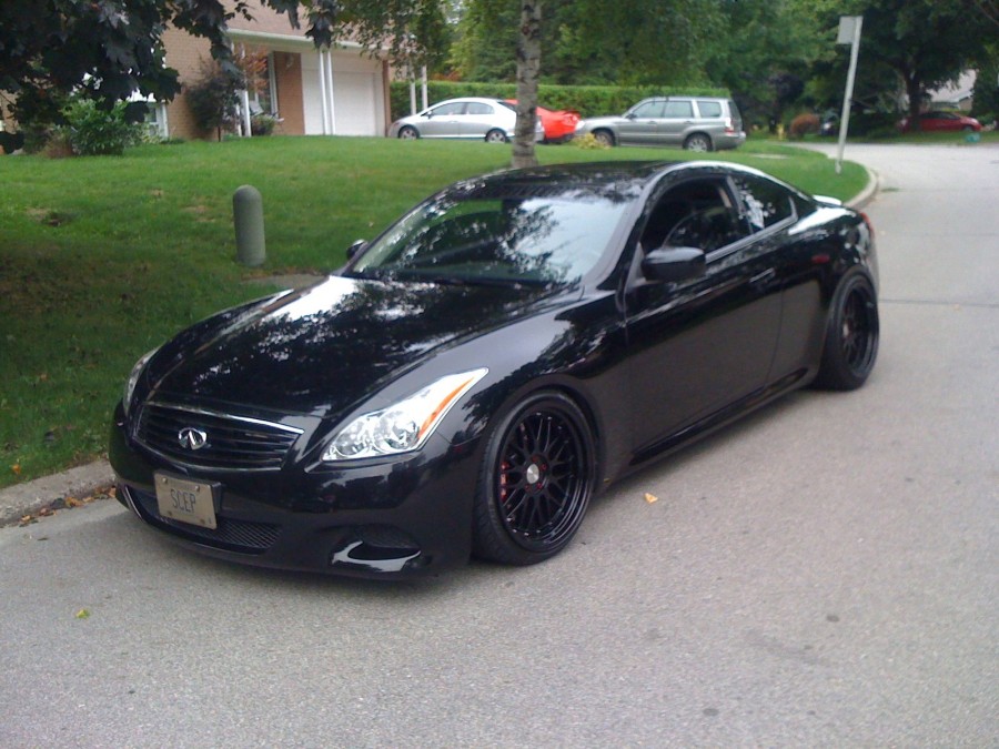 Infiniti G37 coupe roues Varrstoen ES 1.1.2 R19 9.5J ET7 225/35 10.5J ET12 255/35