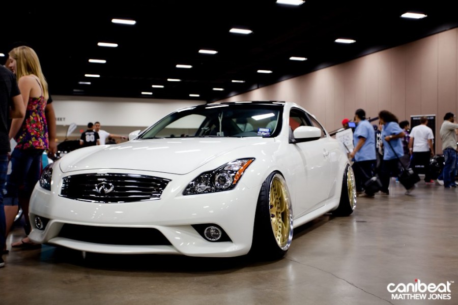 Infiniti G37 coupe roues Work VS-XX R20 9.5J ET-7 225/35 10.5J