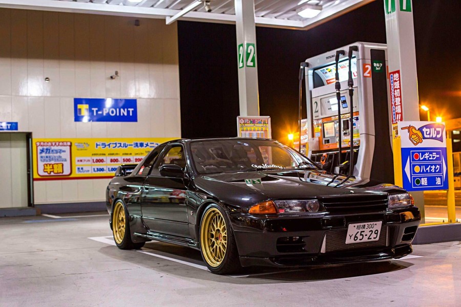 Nissan Skyline R32 roues BBS LM R18 10J ET20 265/35 GTR 