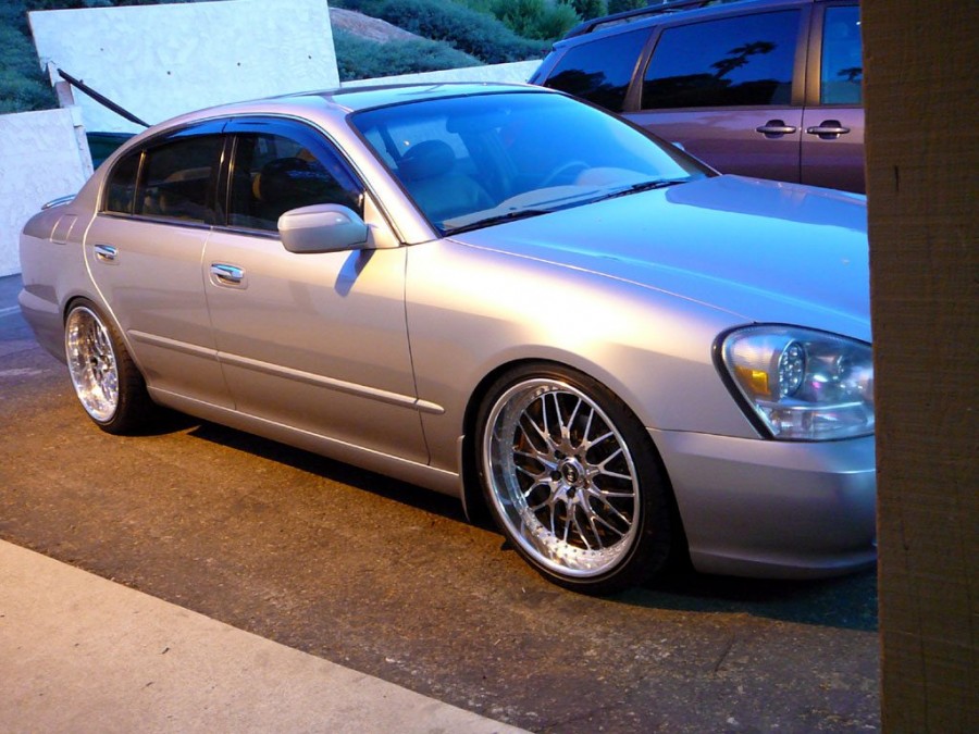 Infiniti Q45 roues Work Rezax 2 R20 9.5J ET31 245/35 11J ET25 275/35