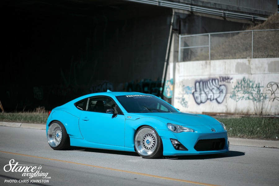 Toyota GT86 roues BBS RS R18 10.5J 225/35 11.5J 255/35 Rocket Bunny Scion FR-S 