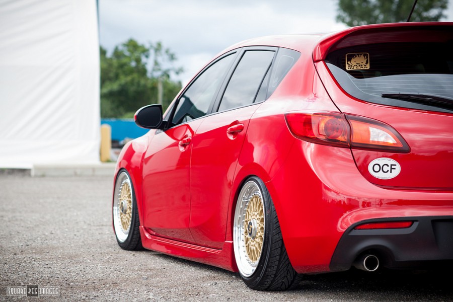Mazda 3 2e génération roues BBS RS R17
