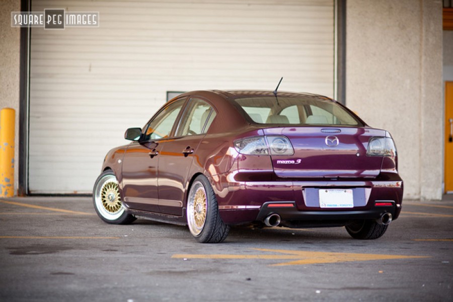 Mazda 3 1re génération roues BBS RS R17 8J ET30 9J ET35