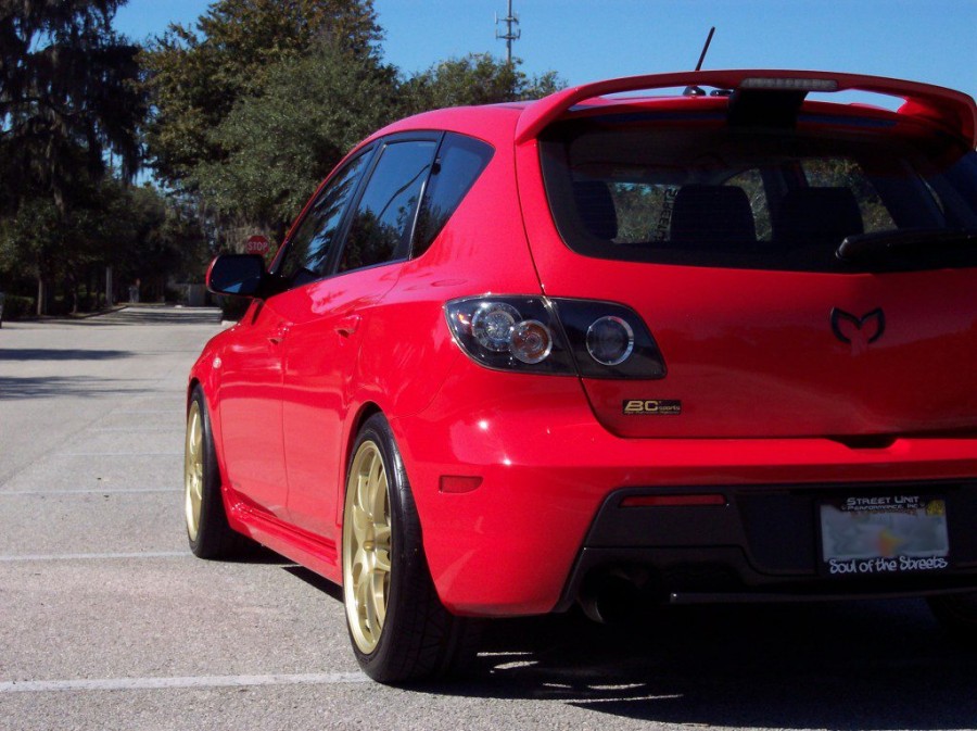 Mazda 3 roues Rota Torque R18 8J ET35 225/40 Strick's Mazdaspeed3 