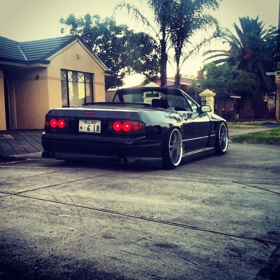 Mazda RX-7 FC roues Work VS-KF R18 9.5J ET-5 215/40 11J ET-8 235/40 convertible 
