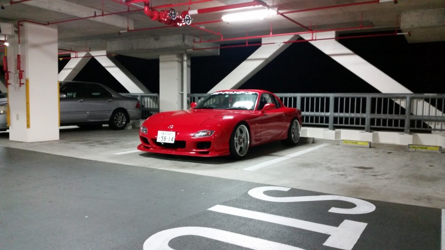 Mazda RX-7 FD roues SSR Koenig Monster R18 9.5J ET41 225/40 10.5J ET28 255/35
