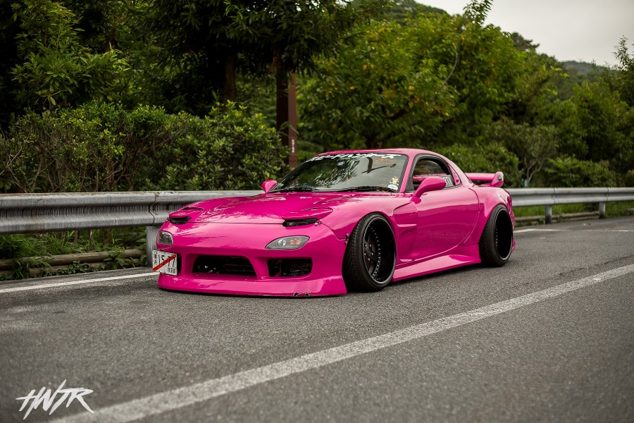 Mazda RX-7 FD roues Work Equip 05 R18 10J ET-29 11J ET-41