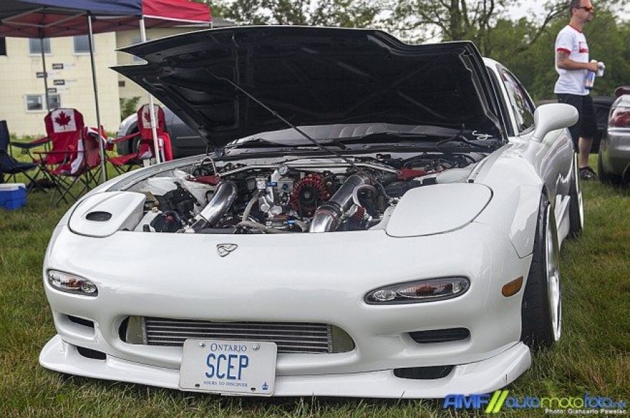 Mazda RX-7 FD roues Work VS-KF R18 9J ET13 215/35 10.5J ET14 235/40