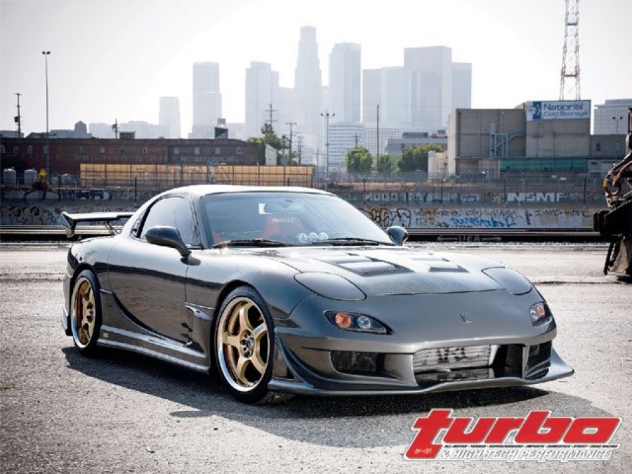 Mazda RX-7 FD roues Rays Gram Lights 57 Pro R18 8.5J ET43 245/40 9J 255/40