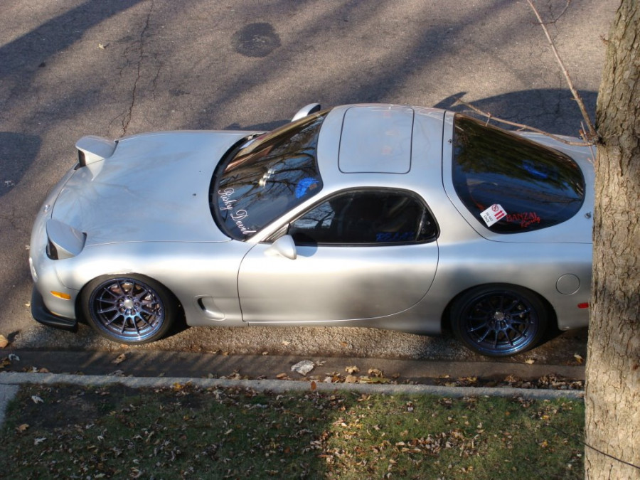 Mazda RX-7 FD roues Enkei NT03+M R18 9.5J ET27 235/40 10.5J ET30 255/35