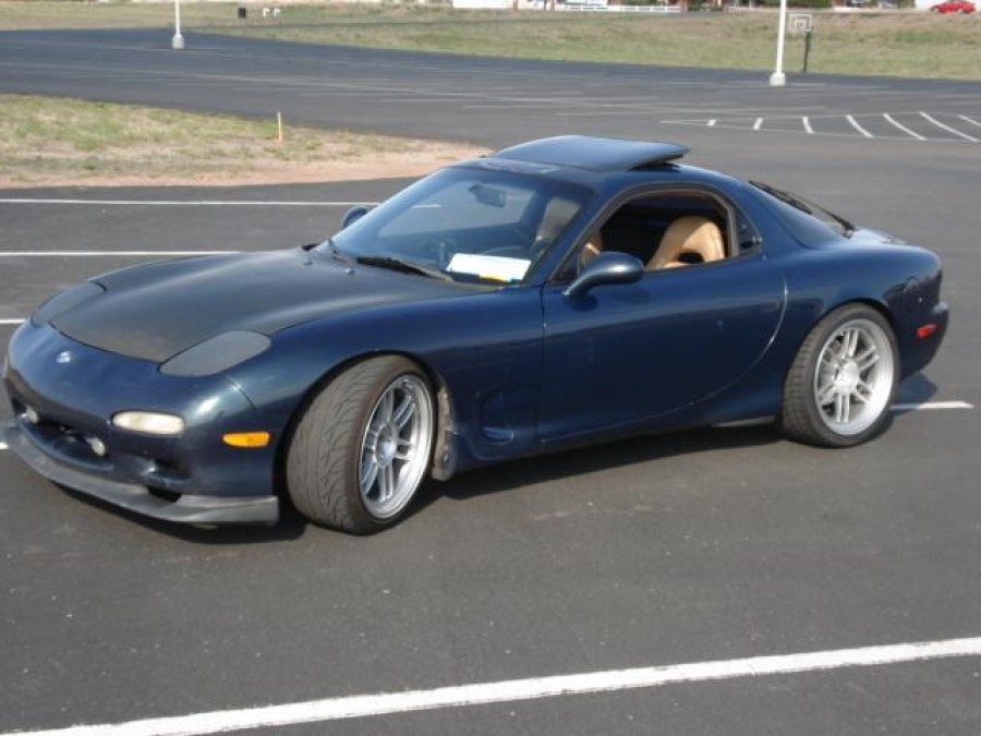 Mazda RX-7 FD roues Enkei RPF1 R18 10J ET38 265/35 10.5J ET15 295/30