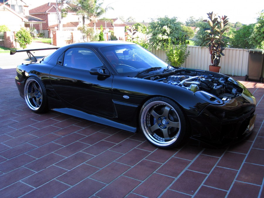 Mazda RX-7 FD roues SSR Professor SP1 R19 9.5J ET18 225/35 11J ET11 245/35