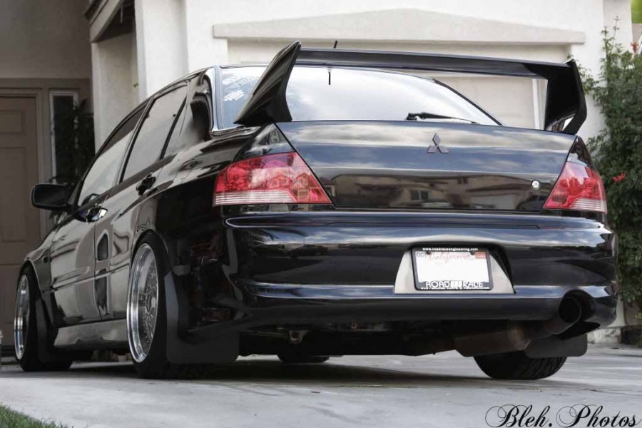 Mitsubishi Lancer Evolution IX roues BBS RS R17 10J ET15 245/40