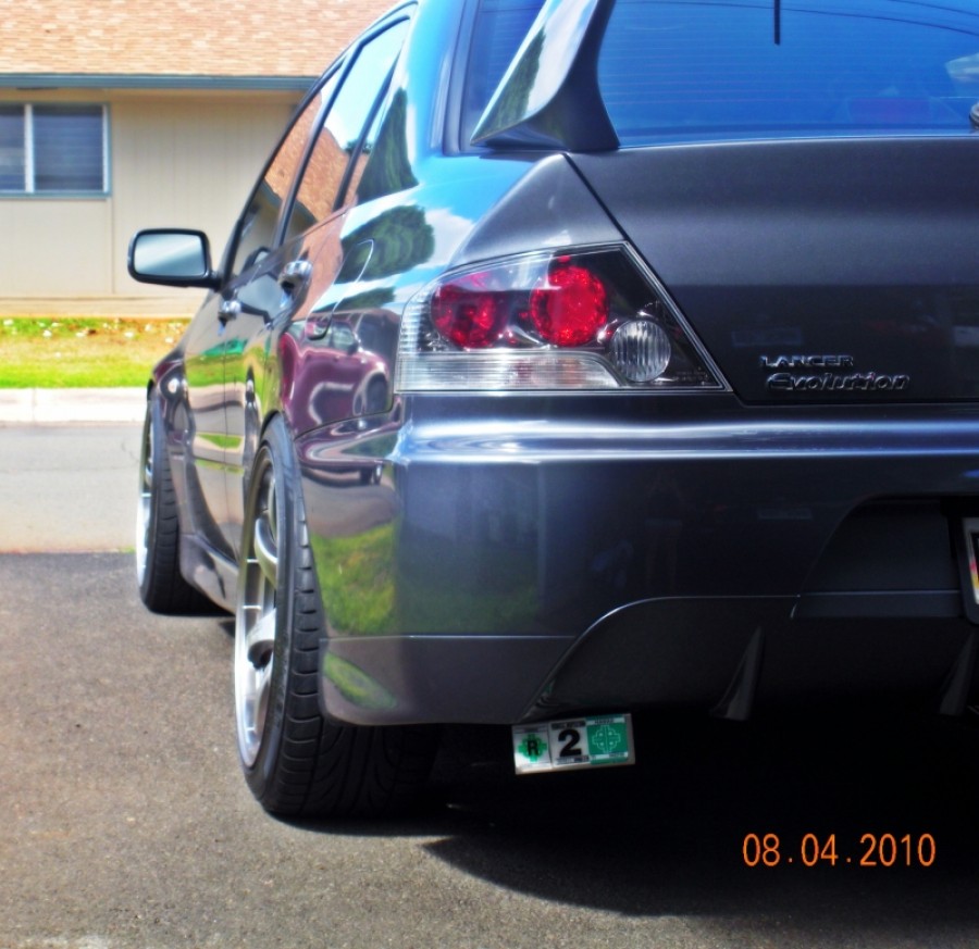 Mitsubishi Lancer Evolution IX roues Rays Gram Lights 57Maximum R18 9.5J ET22 245/40