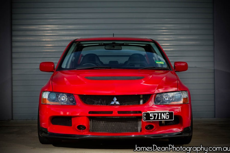 Mitsubishi Lancer Evolution IX roues Work Emotion CR KAI R18 9.5J ET20 235/40