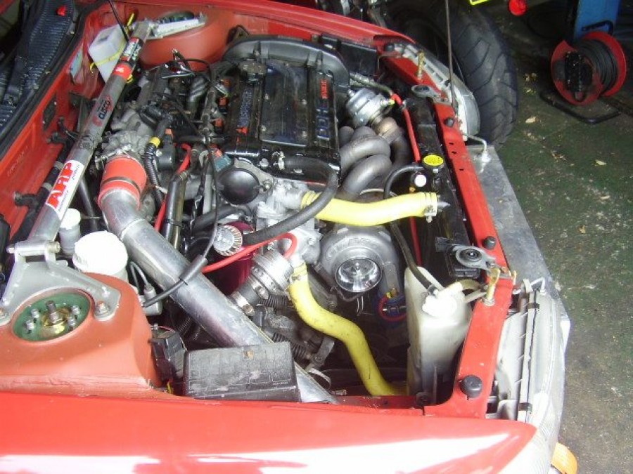 Mitsubishi Lancer Evolution I roues Compomotive MO R17 7.5J ET35 205/40