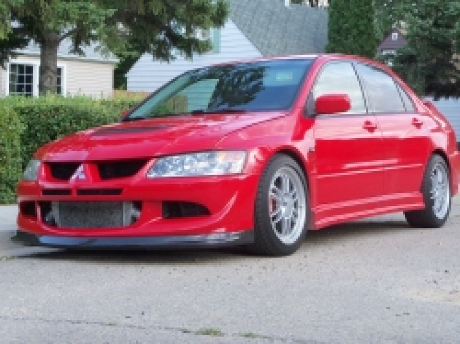 Mitsubishi Lancer Evolution VIII roues Enkei RPF1 R17 8.5J ET30 255/40