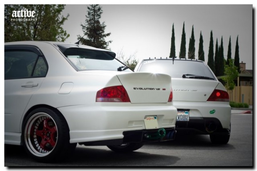 Mitsubishi Lancer Evolution VIII roues Work Meister S1 3P R18 11J ET5 295/30