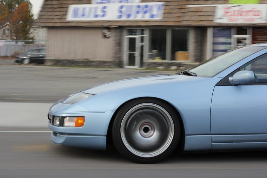 Nissan 300ZX roues 5Zigen FN01R-C R18 9.5J ET15 245/40 ET22