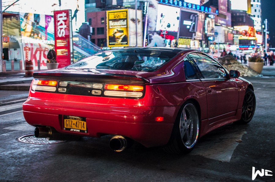 Nissan 300ZX Z32 roues Work Emotion CR KAI R18 9.5J ET30 225/35 Equip 05 10J ET36 255/35