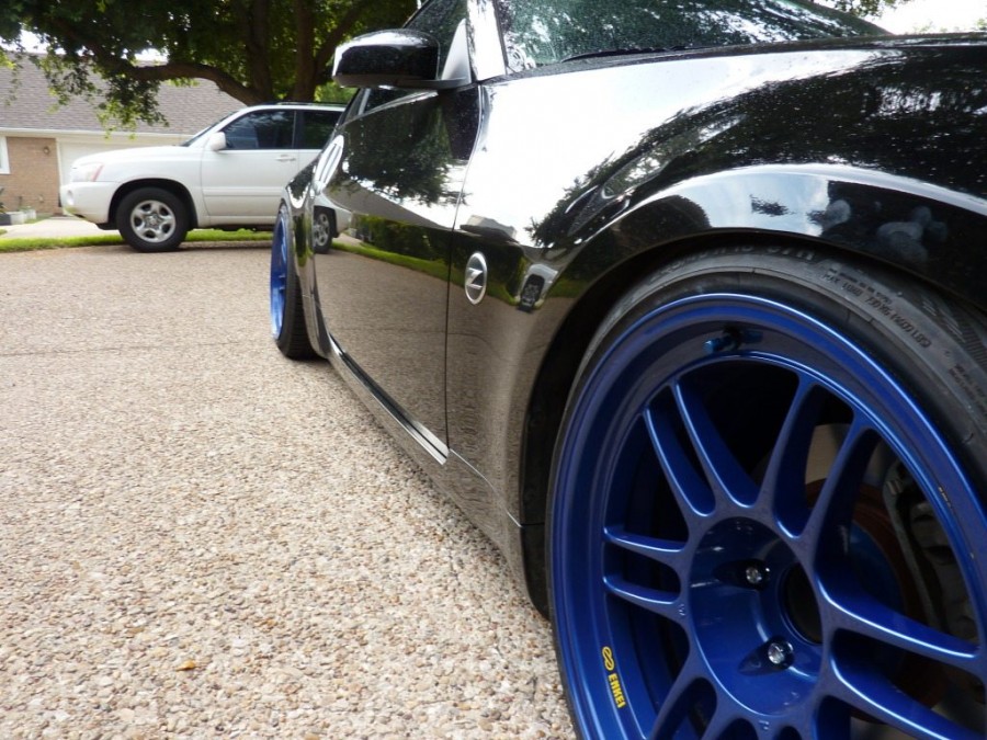Nissan 350Z roues Enkei RPF1 R18 10.5J ET15 245/40 ET-5