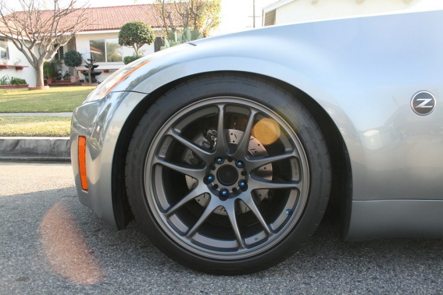 Nissan 350Z roues Work Emotion CR KAI R18 9.5J ET12 245/40