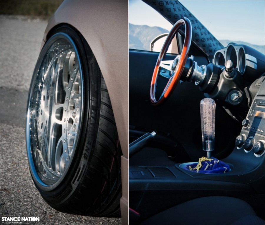 Nissan 350Z roues VIP Modular VX110 R18 10.5J ET-16 235/35 12J ET-6 245/35