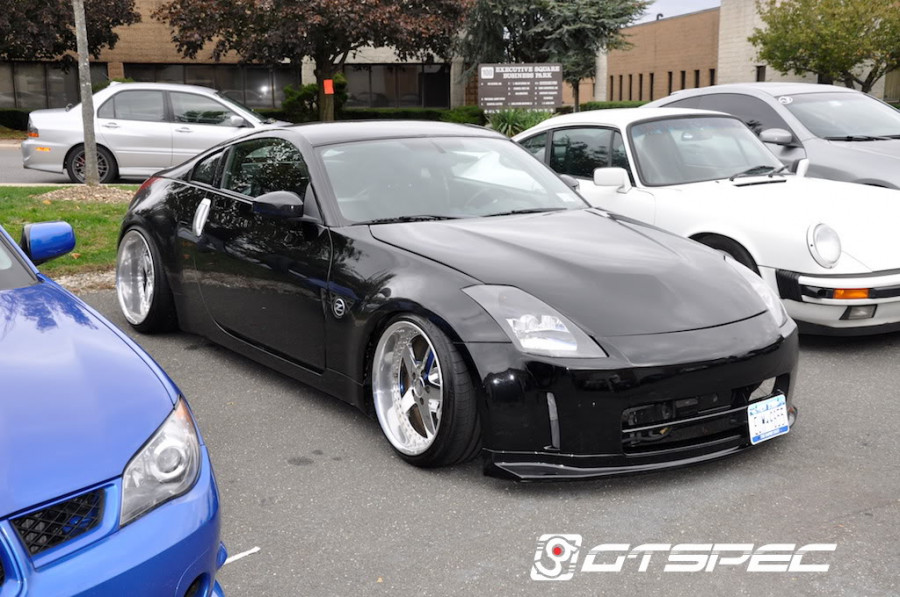 Nissan 350Z roues Work Equip 05 R19 10J ET20 235/35 11J ET-5 255/35