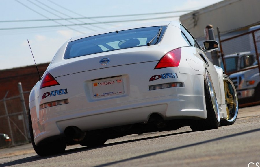 Nissan 350Z roues Rays Volk Racing GT-S R19 9.5J ET17 255/30 10.5J ET18 275/30