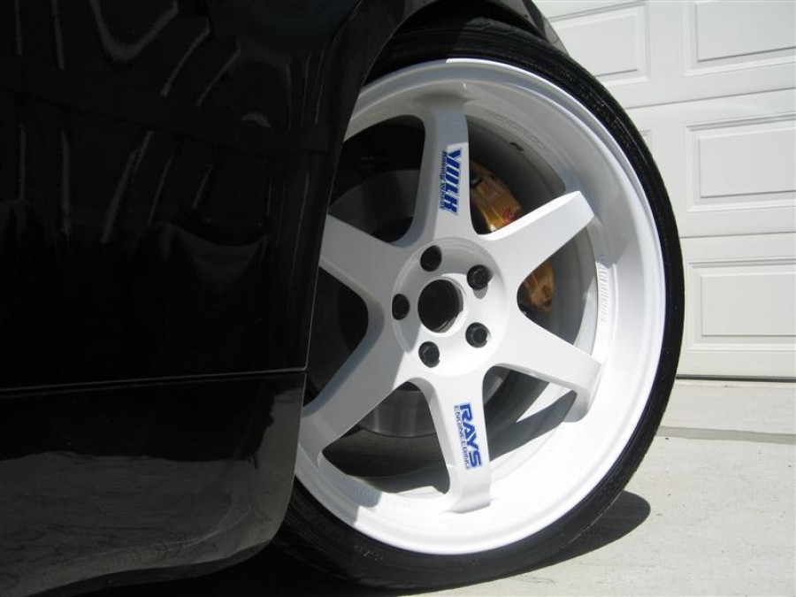 Nissan 350Z roues Rays Volk Racing TE37 R19 9.5J ET12 265/30 10.5J 275/30