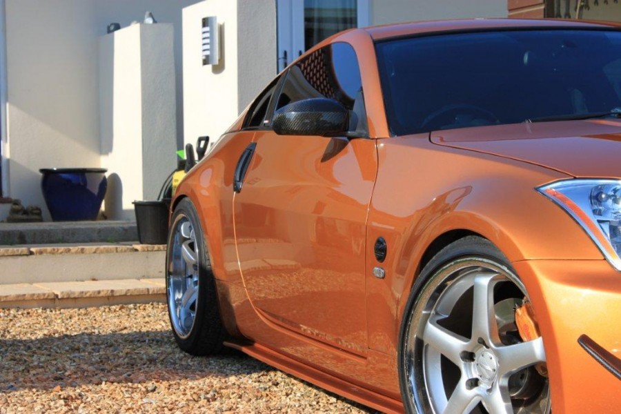Nissan 350Z roues dare hiro R19 8.5J ET-10 255/35 10.5J ET-15 275/35
