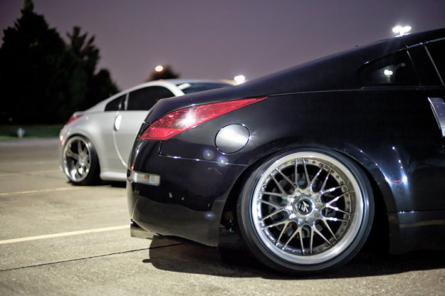 Nissan 350Z roues Work VS-MX R18 10J 225/40 11J 245/40