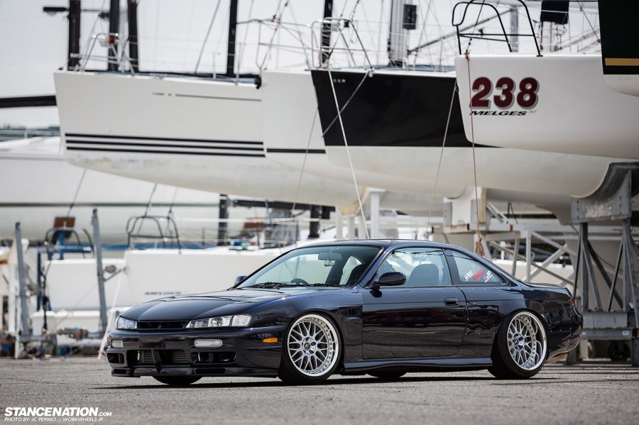Nissan Silvia S14 roues Work VS-XX R18