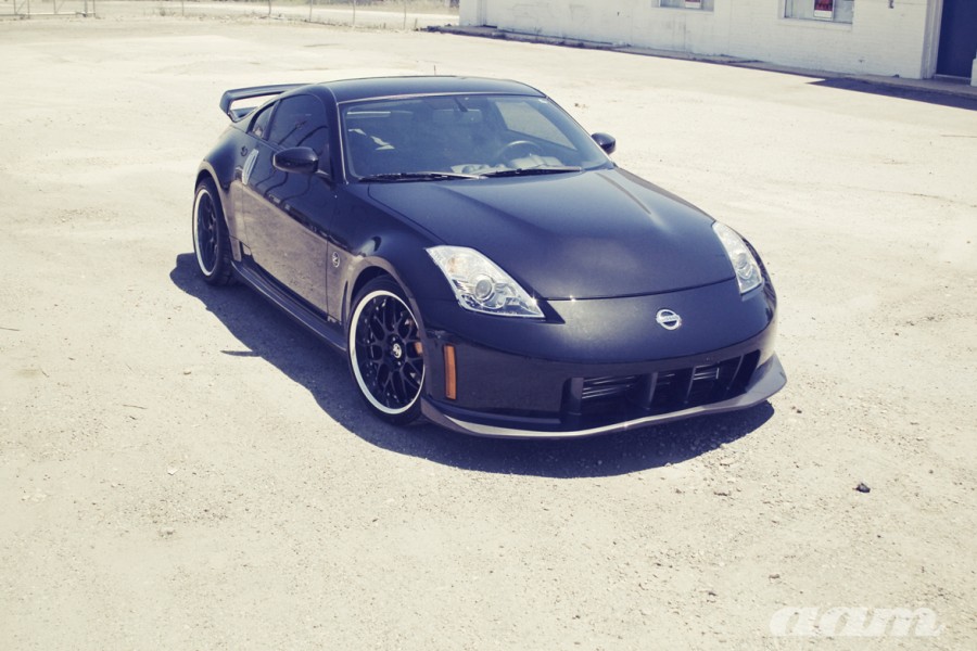 Nissan 350Z roues Rays Volk Racing SF Winning R19 9.5J ET19 255/30 10.5J ET17 305/30