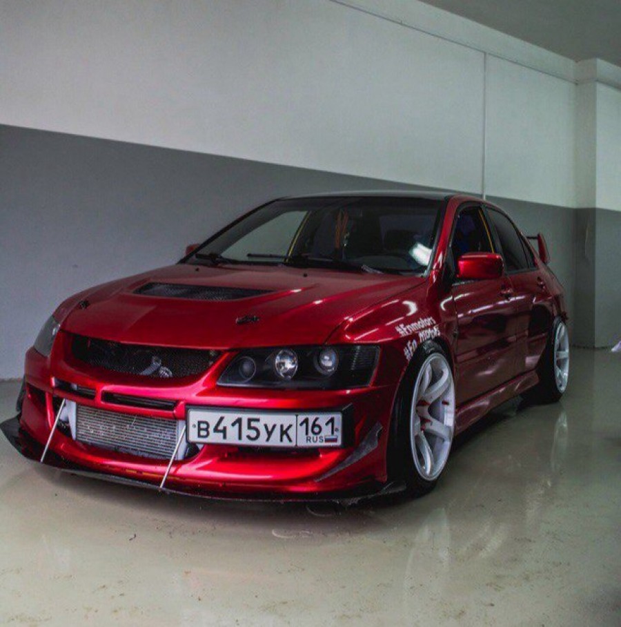 Mitsubishi Lancer Evolution IX roues Rays Prodrive GC-05 R18