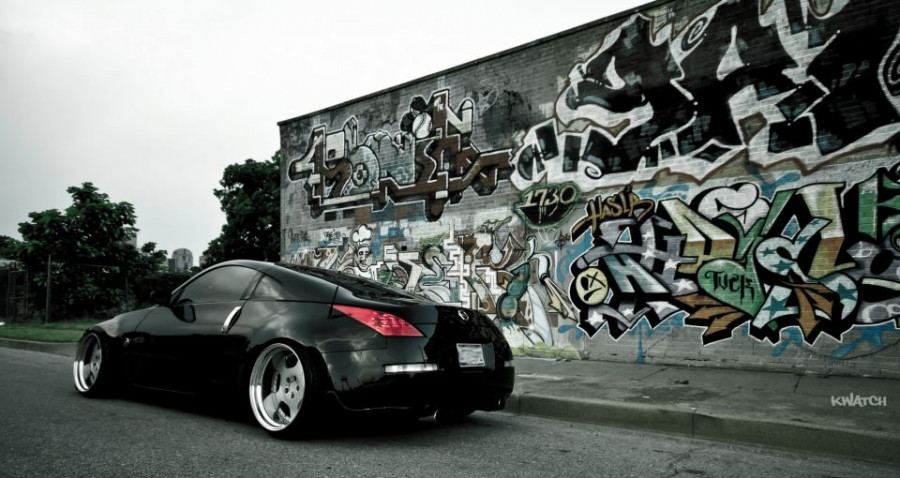 Nissan 350Z roues SSR Vienna Dish EV R19 10J ET-13 235/35 12.5J ET-1 275/35