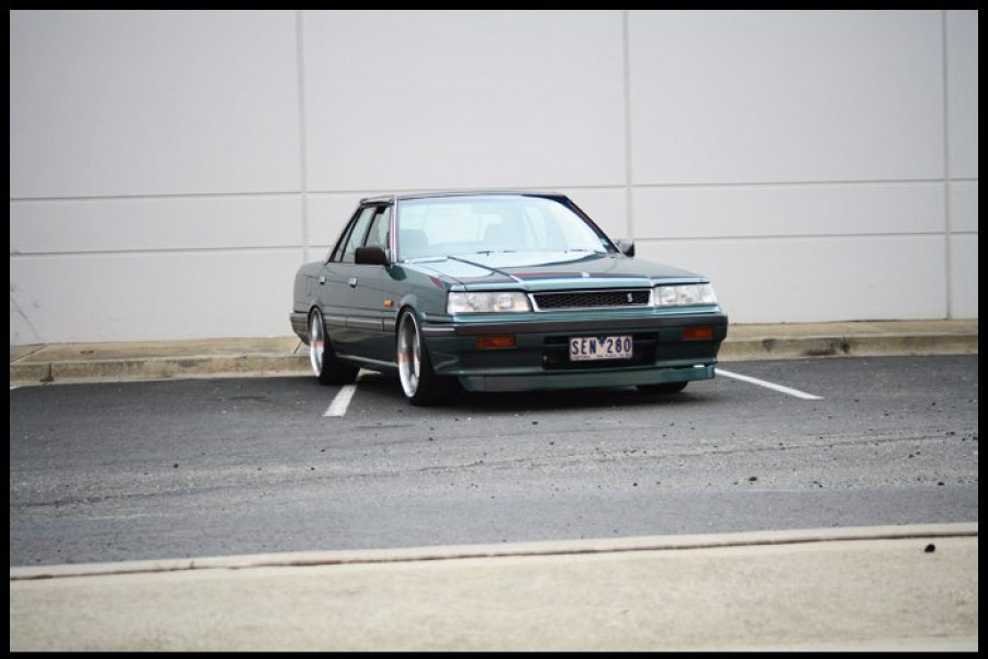 Nissan Skyline R31 диски Work Euroline DH R18 9J ET20 225/40 10J ET23 235/40