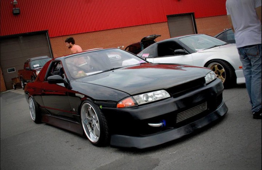 Nissan Skyline R32 диски Stinger  R18 9J ET23 215/40 10J ET-1 225/40 coupe 