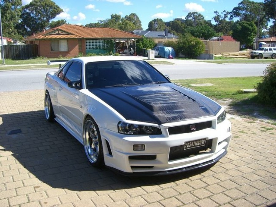 Nissan Skyline R34 диски Work Meister S1 2P R20 10.5J ET6 275/30 ET-7 GTR 