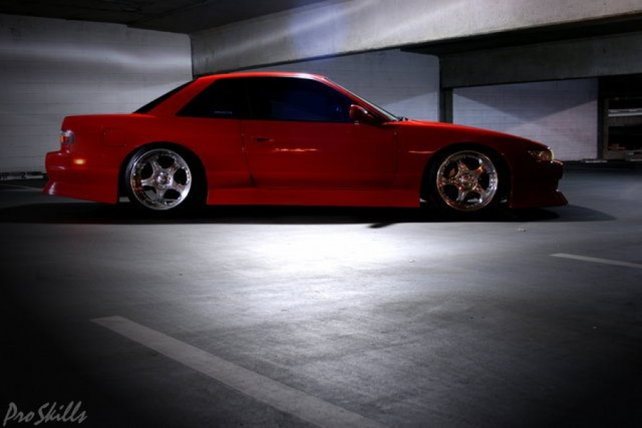Nissan Silvia S13 диски SSR Veilside Andrew D R18 9J ET22 225/45 10J ET20 235/45
